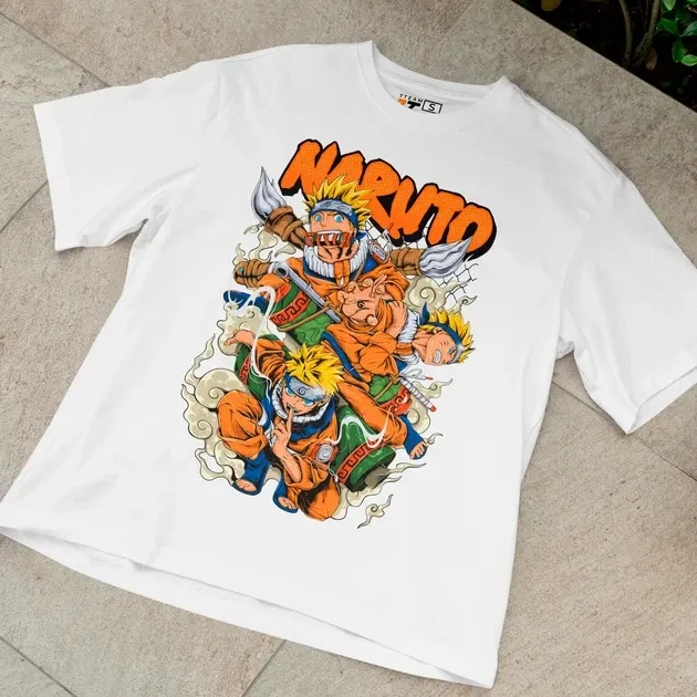 Футболка для подростка мальчика с принтом Наруто Теневые клоны W Размер 160 Anime10053 Днепр - изображение 6