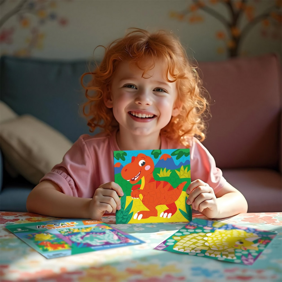 Детский набор для творчества мозаика 