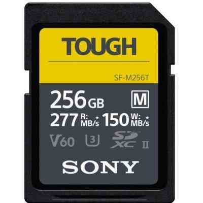 Карта памяти Sony 256GB SDXC class10 UHS-II U3 V60 Tough (SFM256T.SYM) Винница