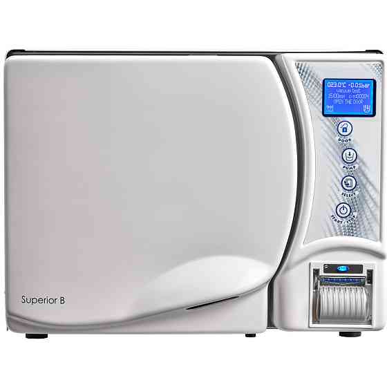 Паровий стерилізатор SUPERIOR B18 з USB-реєстратором даних і системою очищення води ROSI Дніпро