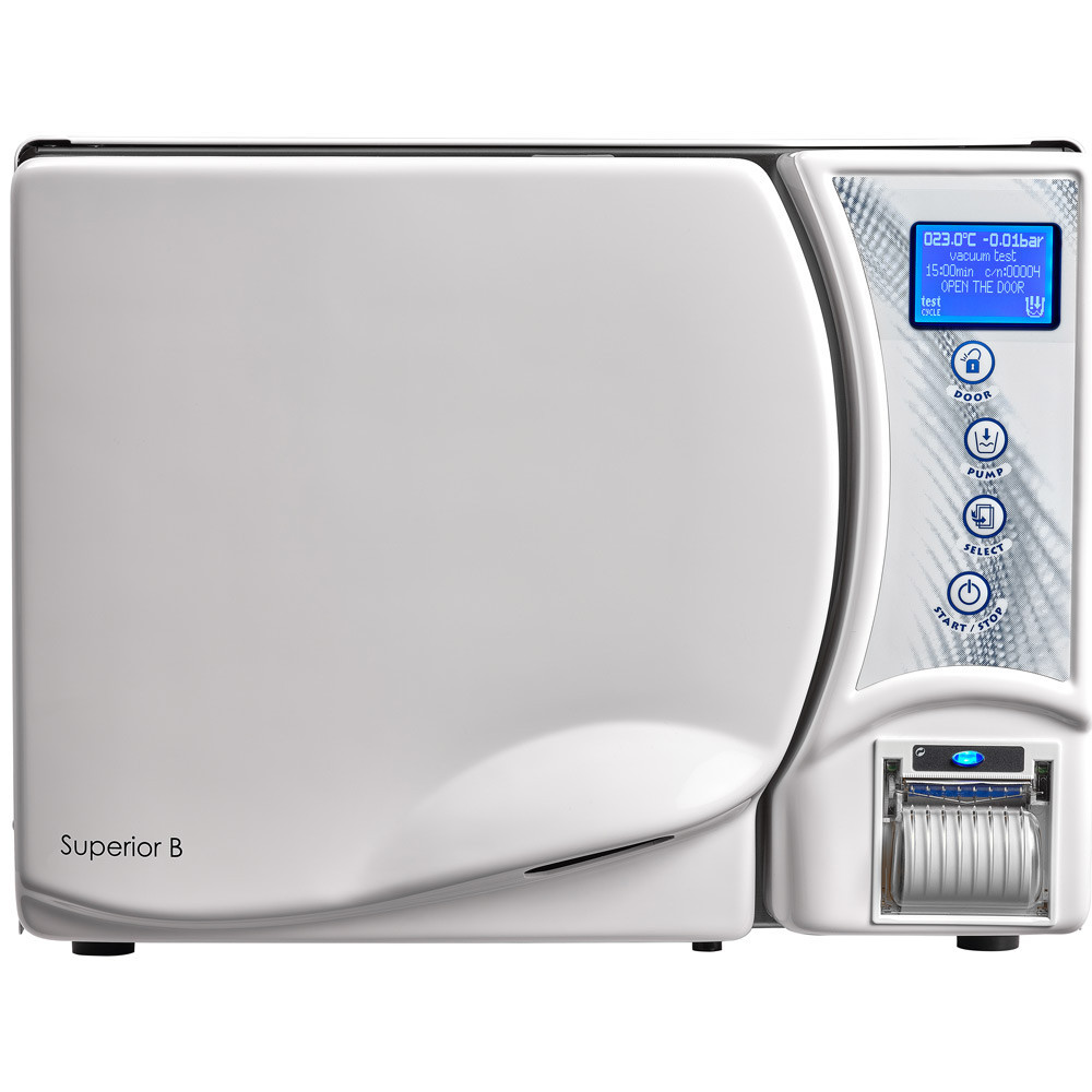 Паровий стерилізатор SUPERIOR B18 з USB-реєстратором даних і системою очищення води ROSI Дніпро - фото 1