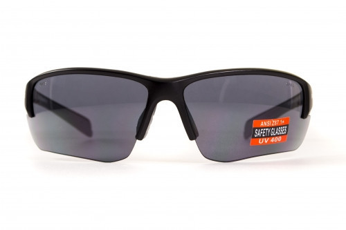 Окуляри захисні Global Vision Hercules-7 (gray) чорні Запоріжжя - фото 2