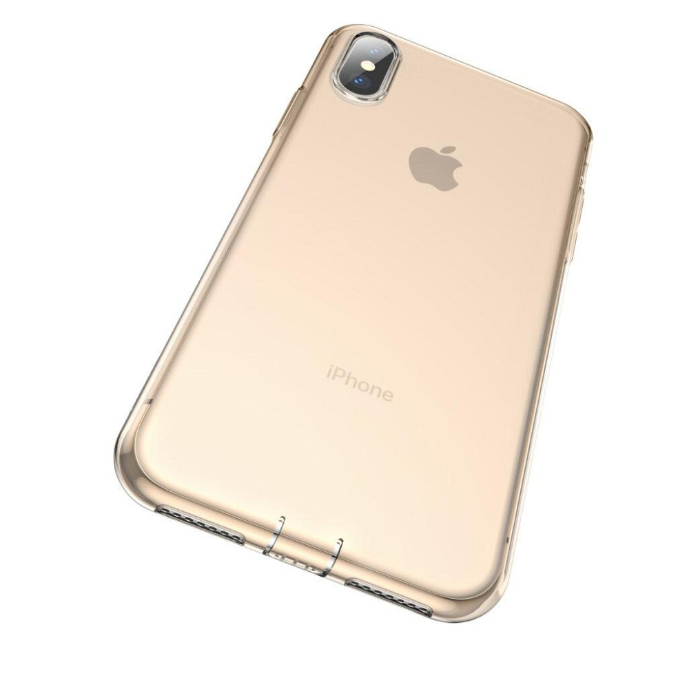 Чохол Baseus для iPhone Xs Max Simplicity Прозорий Золотий (ARAPIPH65-A0V) Київ - фото 7