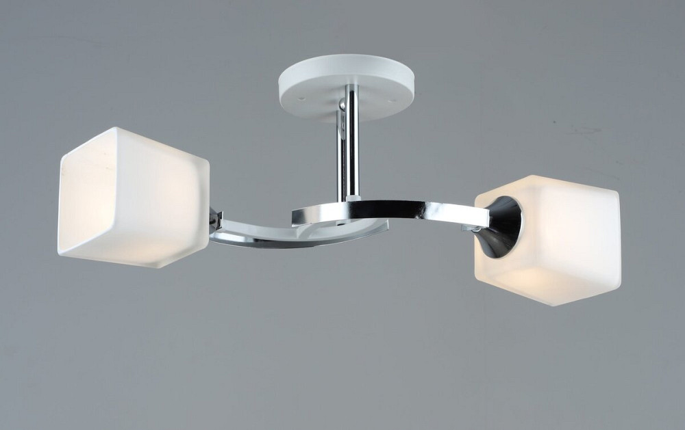 Люстра стельова B N5449/2 WT+CH на 2 плафони Коломия - фото 1