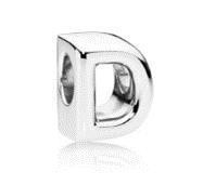 Срібна намистина Пандора  "Літера D" MasterSem Київ - фото 1