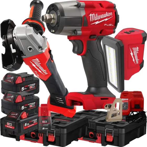 Zestaw elektronarzędzi Milwaukee szlifierka klucz 4933481020 Киев