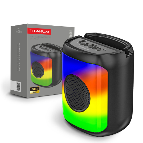 Портативна колонка TITANUM SPK309BT 5W RGB Black Житомир - фото 1