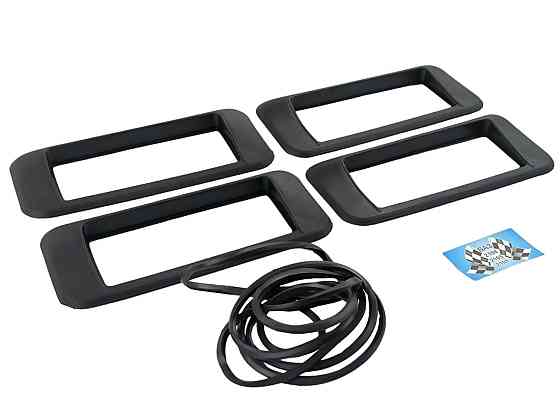 Накладка ручку 2104, 2105, 2107 открытая с резинками (к-кт 4шт) на Мукачево