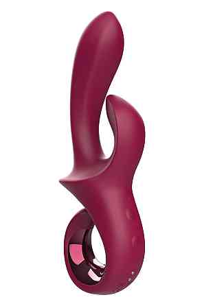 Вибратор-кролик Dreamtoys Glam Duo Vibrator с ручкой крючком, 22.7 х 4.2 см Sex Aura Киев