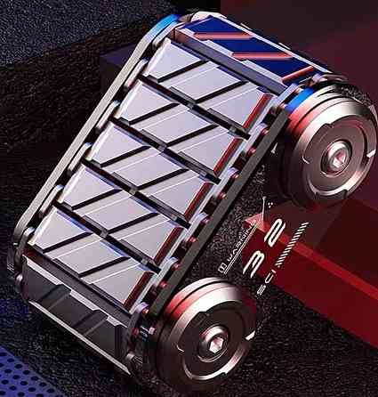 Металевий танк спінер антистрес у футлярі. Харків