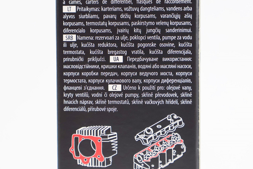 Герметик силіконовий високотемпературний ЧОРНИЙ "SILTEC" 90g Киев - изображение 3