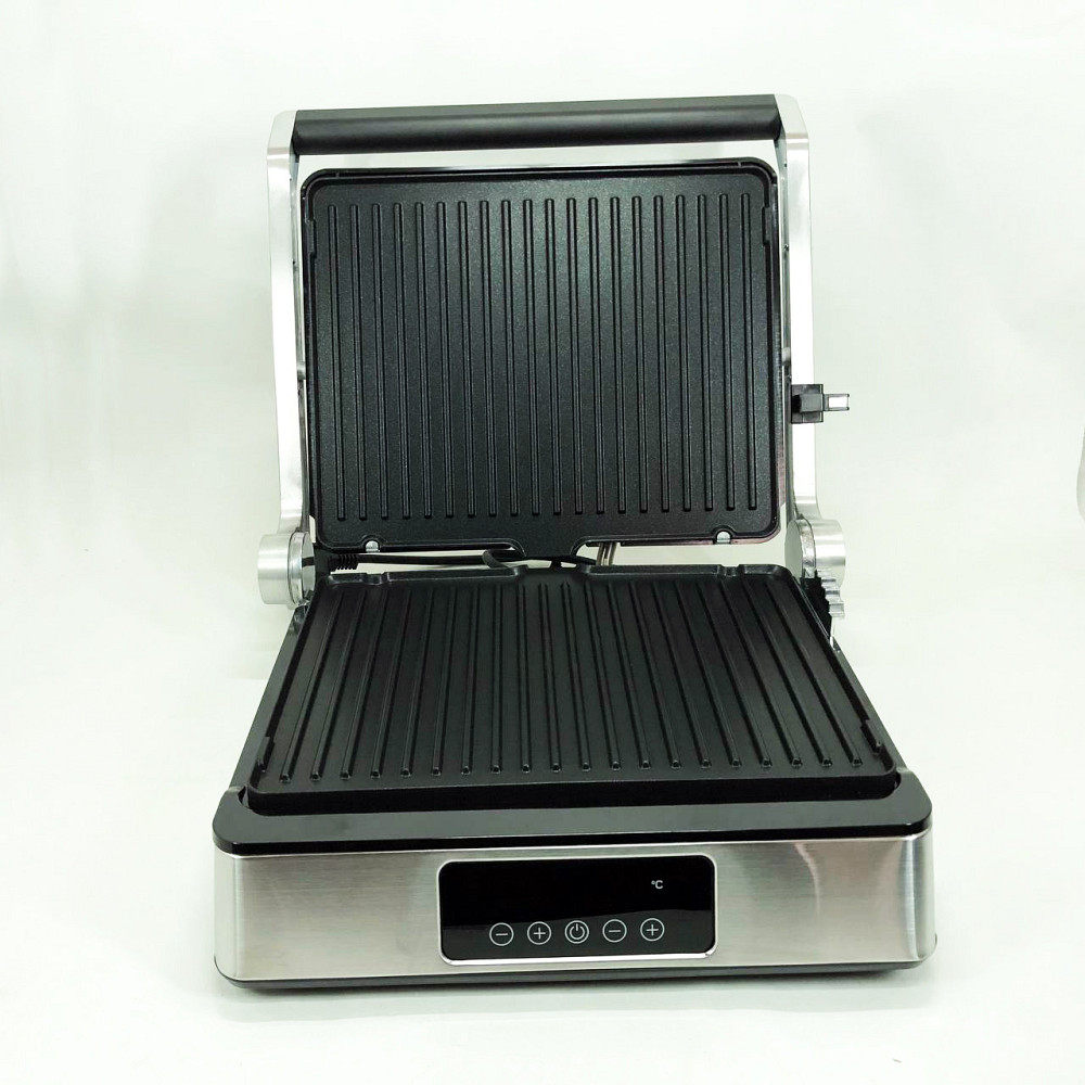 Настільний електрогриль домашній MAGIO MG-355, Гриль притискний рифлений, Електричний кухонний гриль BV-22 Івано-Франківськ - фото 10