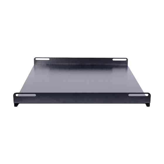 Серверна полиця NVC-600D/SH Black для комутаційної шафи глибиною 600 мм (25-00075) Київ