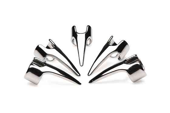 Набор колец с когтями Master Series Five-Piece Sensation Claw Rings - Silver Sex Aura Киев