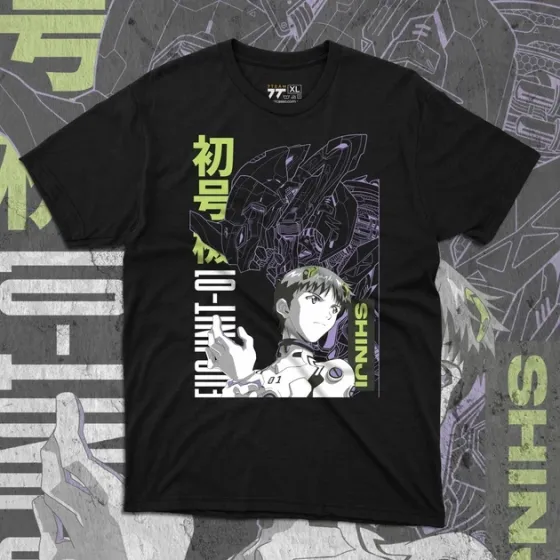 Футболка для подростка мальчика с принтом Evangalion Ева 01 #5 Размер 160 Anime10671 Днепр