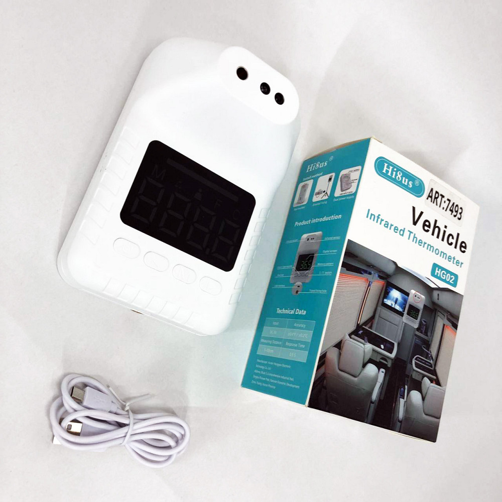 Стаціонарний безконтактний термометр Hi8us HG 02 з голосовими повідомленнями, Термометр електронний BH-71 Львів - фото 5