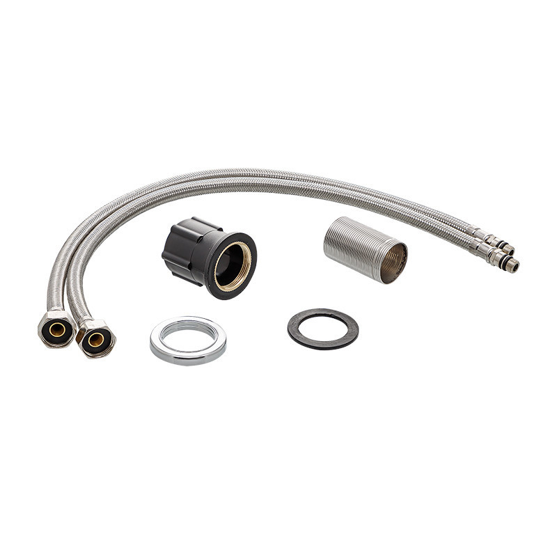 Смеситель для умывальника Mixxus Premium Eva 001 черный с хромированными вставками MI5949 Харьков - изображение 3