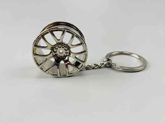 Автомобільний брелок диск-колеса, брелок на ключі для водія, брелок металевий на автомобільні ключі Мукачево