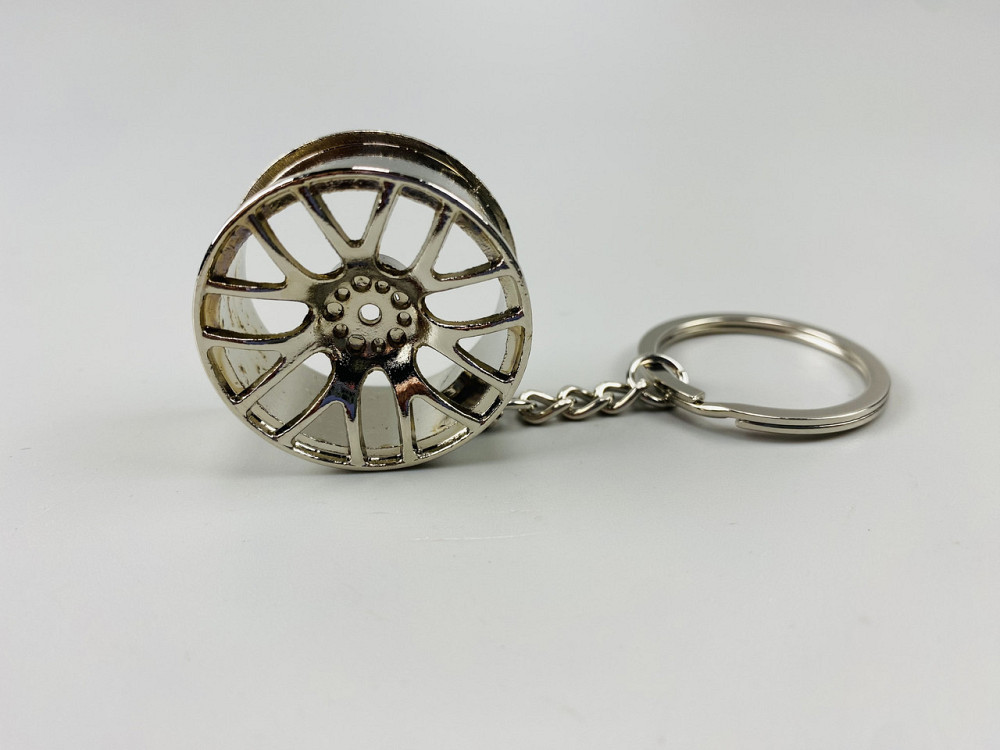 Автомобільний брелок диск-колеса, брелок на ключі для водія, брелок металевий на автомобільні ключі Мукачево - фото 5