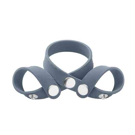 Ерекційне кільце з роздільником мошонки Boners 8-Style Ball Splitter Sex Aura Київ