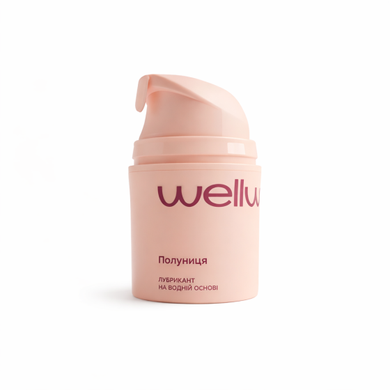 Оральний лубрикант зі смаком Strawberry WellWet 30 мл Київ