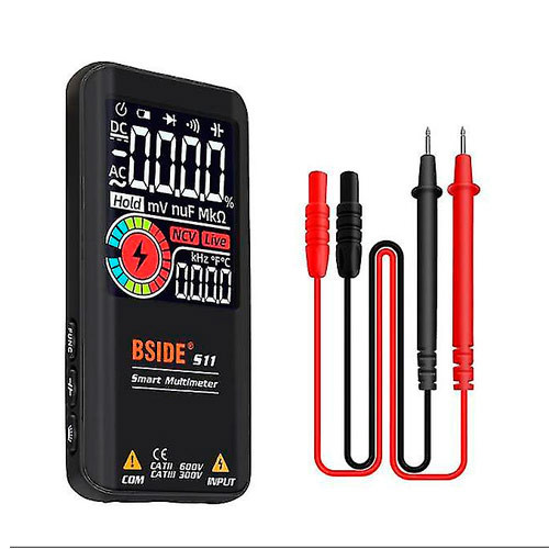 Мультиметр BSIDE S11, цифровий, True RMS, NCV, 9999 відліків, акумулятор, ліхтарик Київ - фото 1