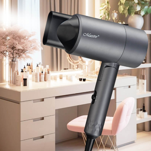 Фен для волосся (дорожній) 1400-1600W (2 швидкості, складна ручка) MR-209 Maestro Житомир - изображение 2