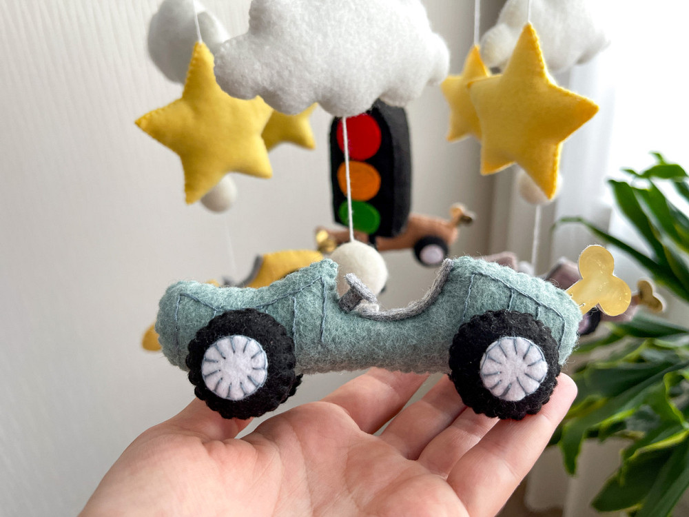 Дитячий мобіль на ліжечко «Гонки» Київ - фото 10