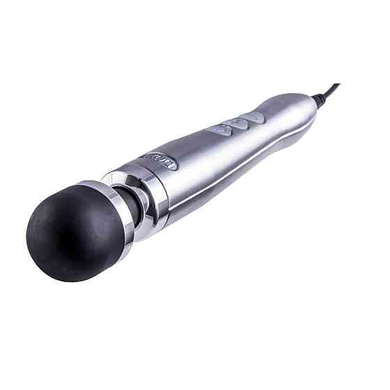 Вибромассажер DOXY Number 3 Silver, очень мощный, питание 220В, металлический корпус Sex Aura Киев