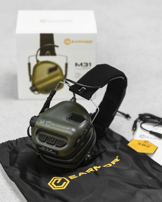 Активні захисні навушники Earmor M31 MOD3 (FG) Olive РН6476 Одеса - фото 2