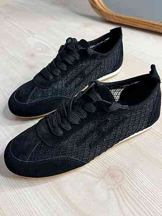 Кросівки жіночі Meideli 880-8 замшеві з сіткою снікерси чорні, 39, 24,5 см Київ