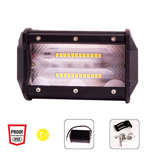 Рабочая LED фара WLP-72B2 SPOT 24x3W 72Вт 6000K 10-30В (132x79x64 мм) Харьков - изображение 5