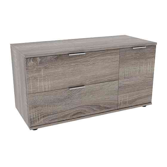 Тумба-комод в вітальню К-11, Дуб Сонома Трюфель, 1000/425/530 Львів