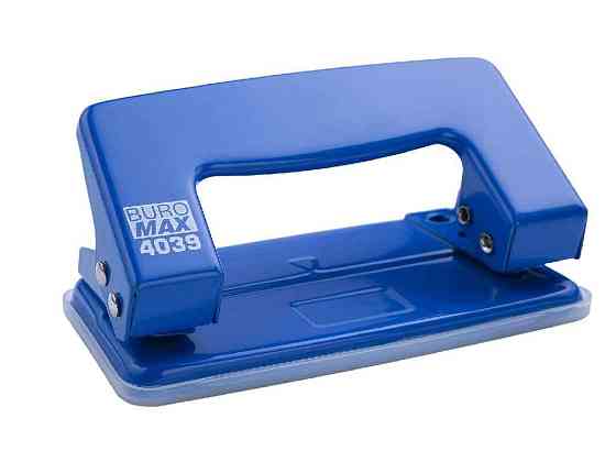 Діркопробивач металевий JOBMAX (до 10арк.) синій BM.4039-02 ТМ BUROMAX Київ