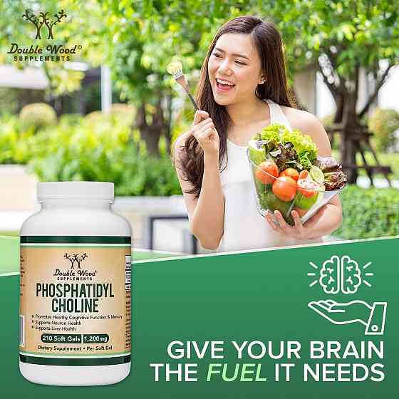 Фосфатидилхолин Double Wood Supplements Phosphatidylcholine Complex 1200 mg 210 softgels Луцк