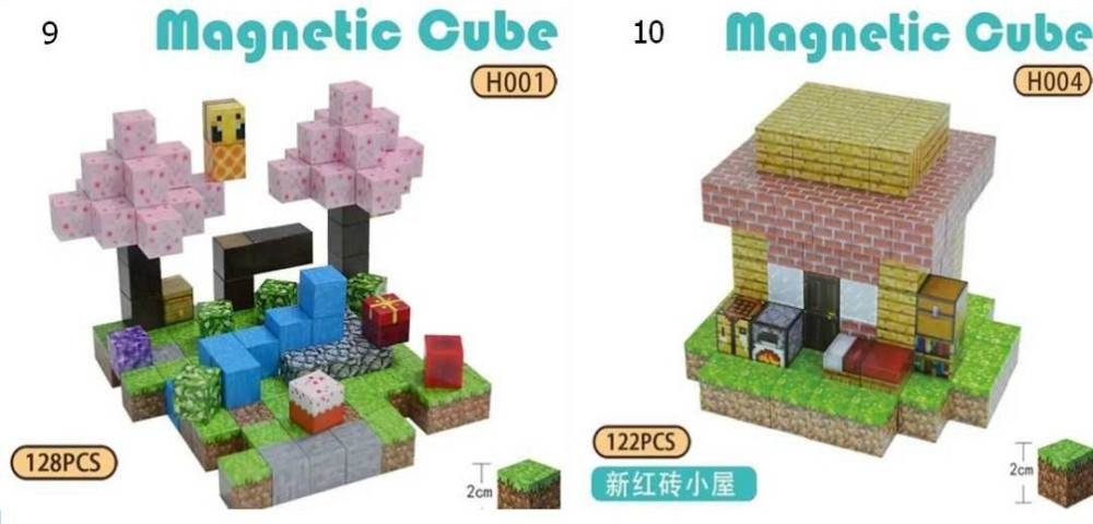 КАЧЕСТВЕННЫЙ Магнитный конструктор МАЙНКРАФТ из блоков MINECRAFT ТРЕНД 2025. Харьков - изображение 13