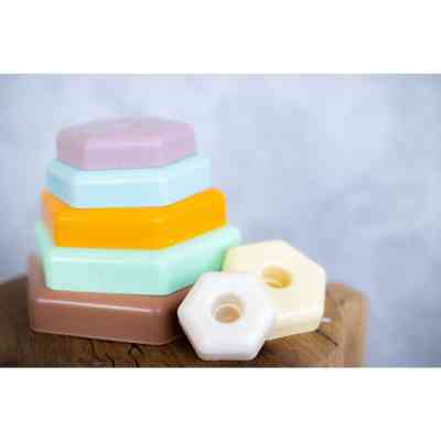 Развивающая игрушка Tigres ECO Пирамидка, ELFIKI (39919) Винница