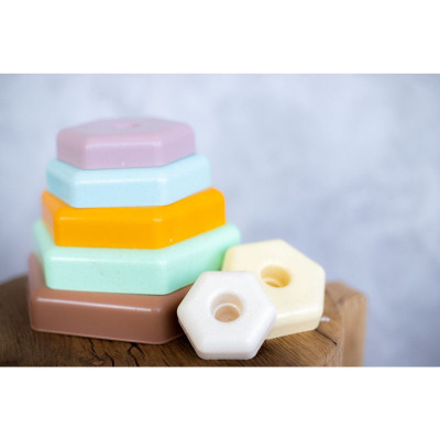 Розвиваюча іграшка Tigres ECO Пірамідка, ELFIKI (39919) Вінниця - фото 4