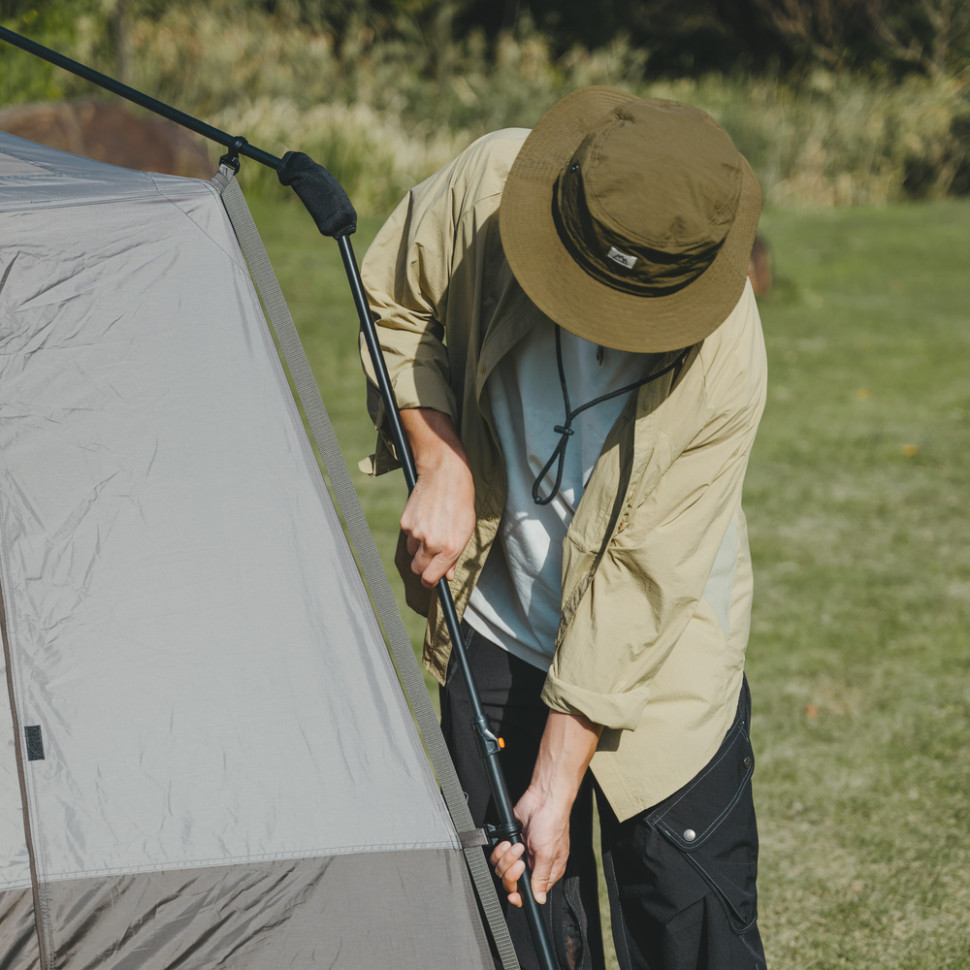 Намет чотиримісний Naturehike Cape Series 5.2 CNK2450WS037, сіро-коричневий Київ - фото 8
