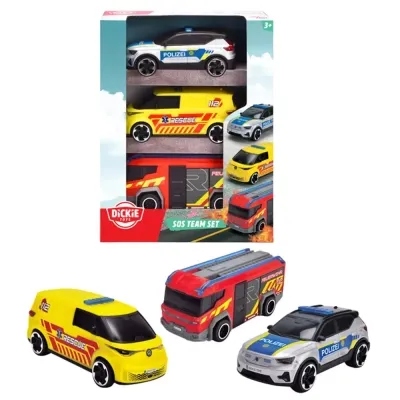 Ігровий набір Dickie Toys Команда SOS поліція, швидка та пожежна машини (3712028) Вінниця