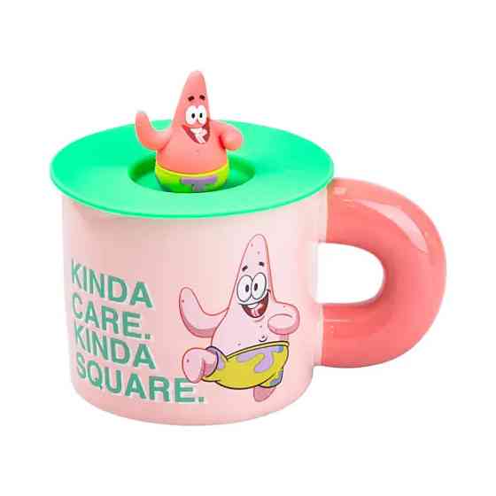 TS Kitchen Чашка порцелянова з кришкою "Патрік Стар" 400 мл Patrick Star HP7216P Київ