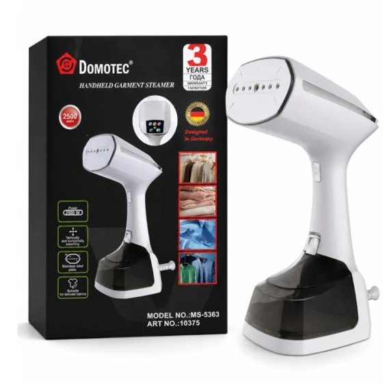 Відпарювач Domotec MS-5363 2500 Вт вертикальний, LED дисплей, нержавіюча сталь, 360 мл Одеса