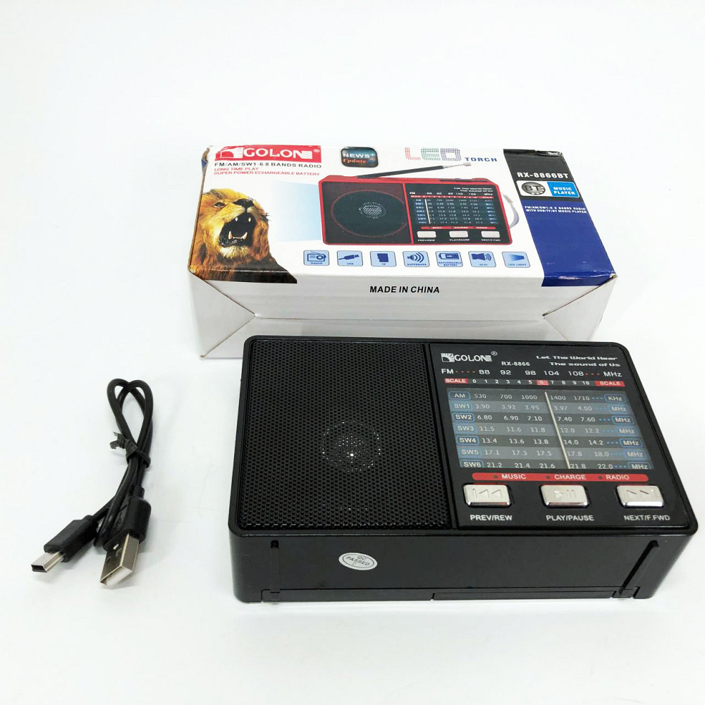 Всеволновой радио приемник GOLON, Радиоприемник от сети 220 аналоговый, Радио с встроенным MP3 плеером OL-28 Львов - изображение 12
