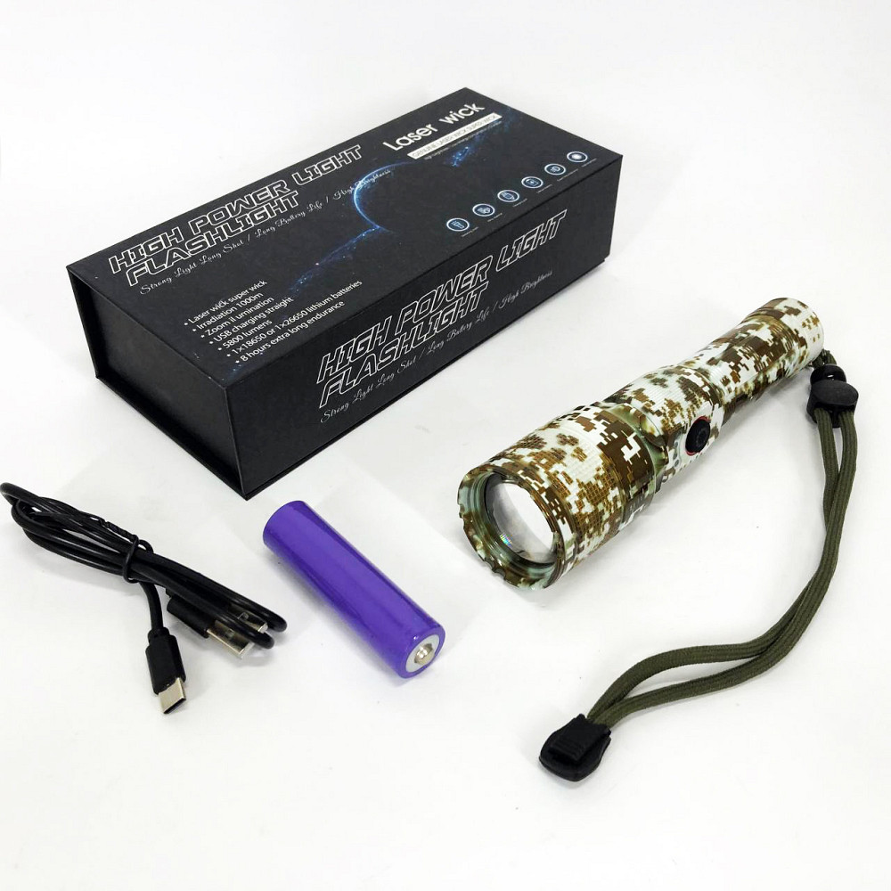 Потужний ліхтар для дому топ-ліхтарик PLD-AK132M, Світлодіодний ліхтар із тривалим часом світіння XY-59 Львів - фото 5