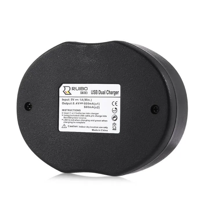 Двойное USB-зарядное устройство Ruibo для аккумуляторов Canon LP-E8 — Быстрая и безопасная зарядка 2-х АКБ Киев - изображение 8