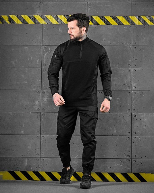 Літній тактичний костюм OBLIVION TRIPOD чорний ДЛ6452 Одеса - фото 1