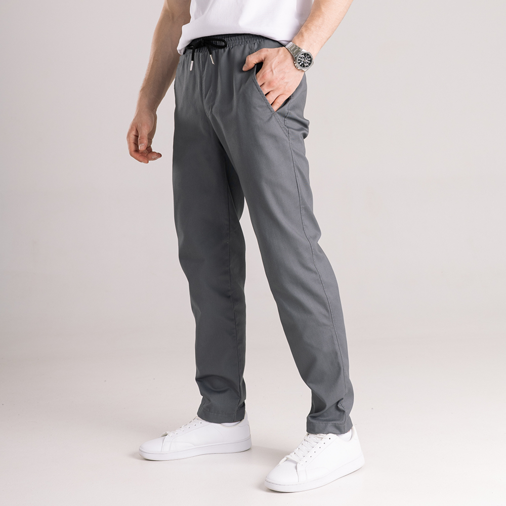 Мужские брюки карго демисезонные темно-серые коттоновые Pobedov Step Киев - изображение 5