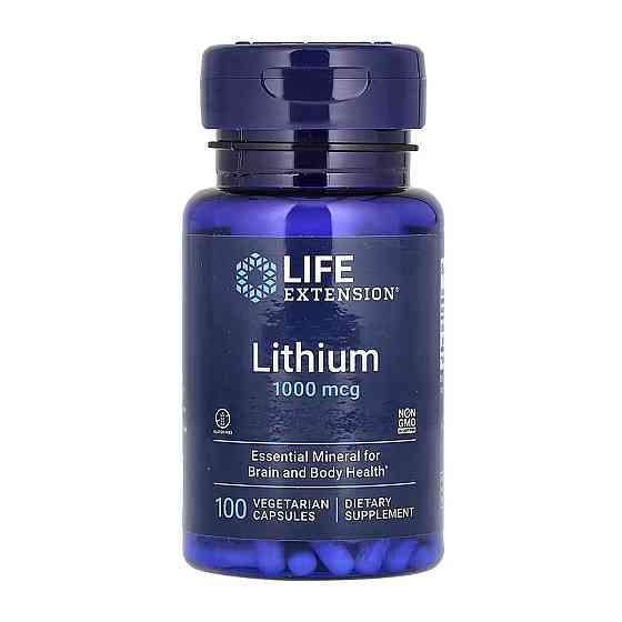 Литий Life Extension Lithium 1000 mcg 100 капс Киев