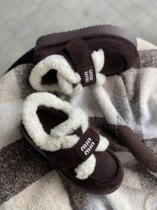 No brend Угги жіночі No brend 720-6 коричневі (зима, замша натуральна) (6041) Коломия - фото 10
