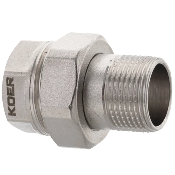 Згін американка 1/2 "прямий Koer KR.341 (KR0131) Київ